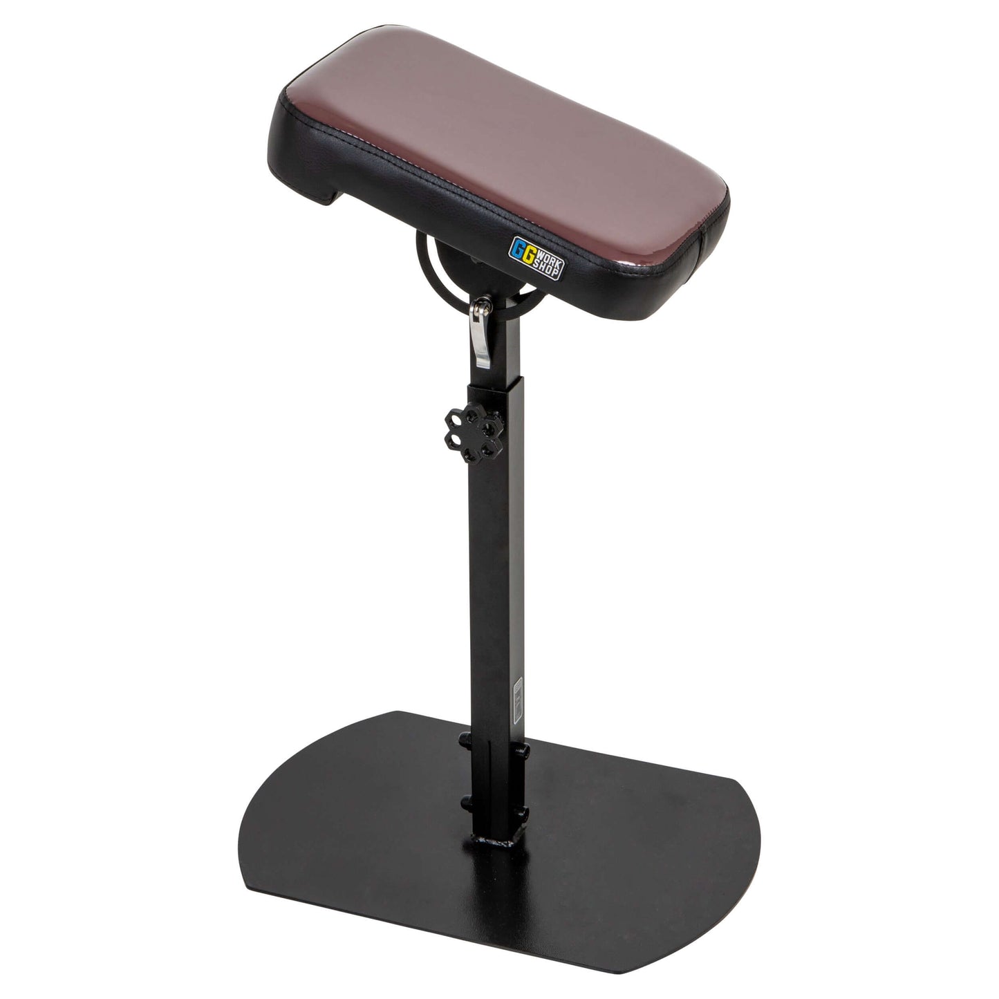 Adjustable tattoo armrest with vinyl pillow, ideal for tattoo sessions and client comfort