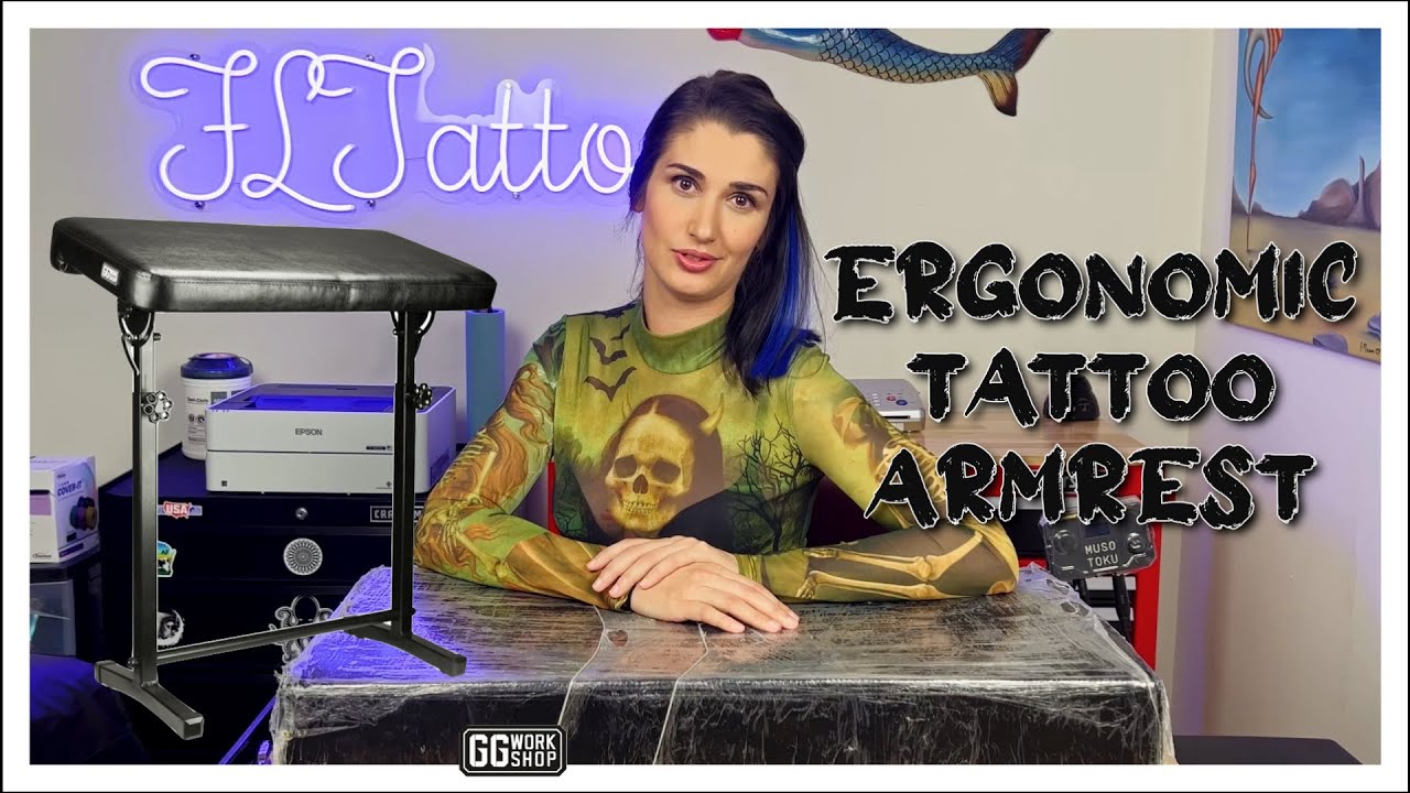 Load video: 👀 Best Tattoo Armrest:GG Workshop XXL 👀 Unboxing and Review