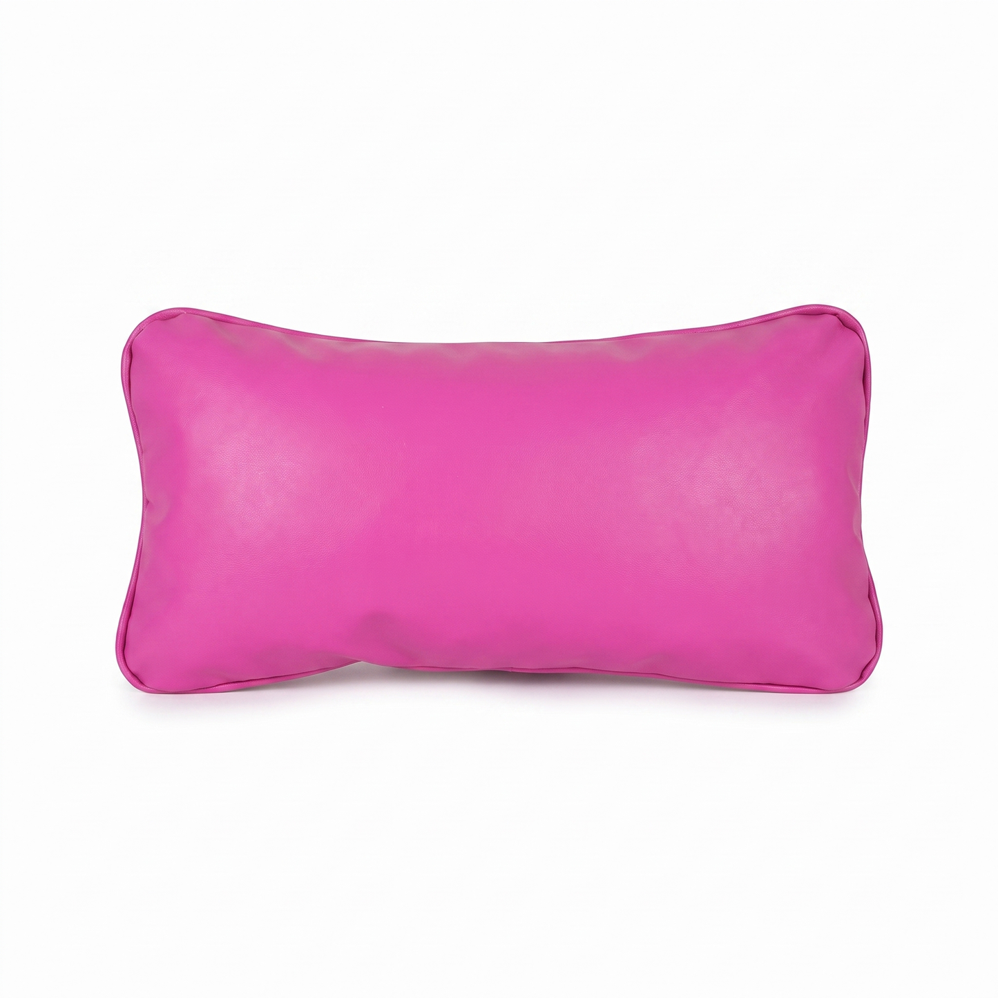 Max Pink Tattoo L rectangular pillow (smooth, no embroidery) by GG Workshop — isolated on white background