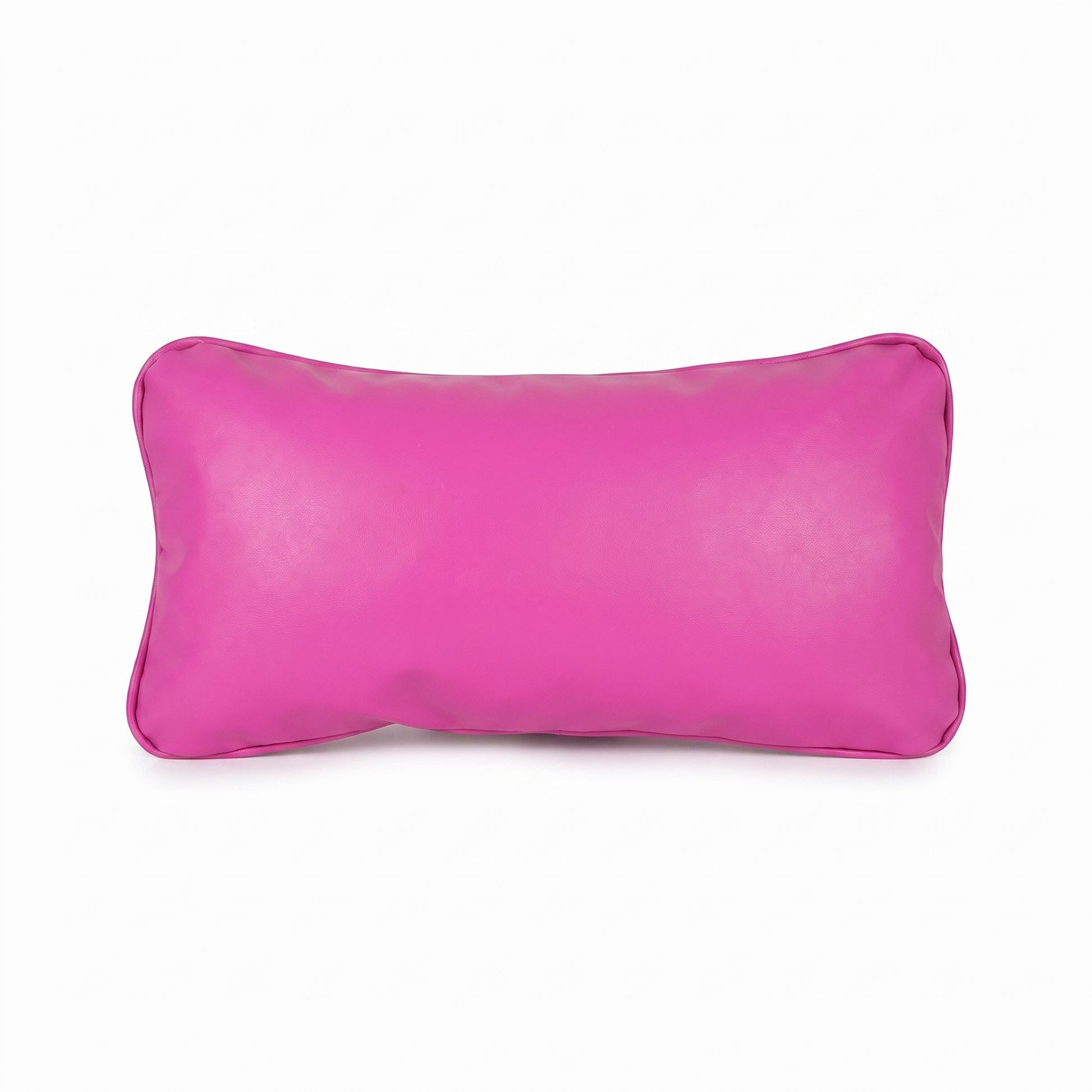 Max Pink Tattoo L rectangular pillow (smooth, no embroidery) by GG Workshop — isolated on white background