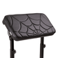 Vinyl tattoo pillow armrest with spiderweb design for tattoo artists