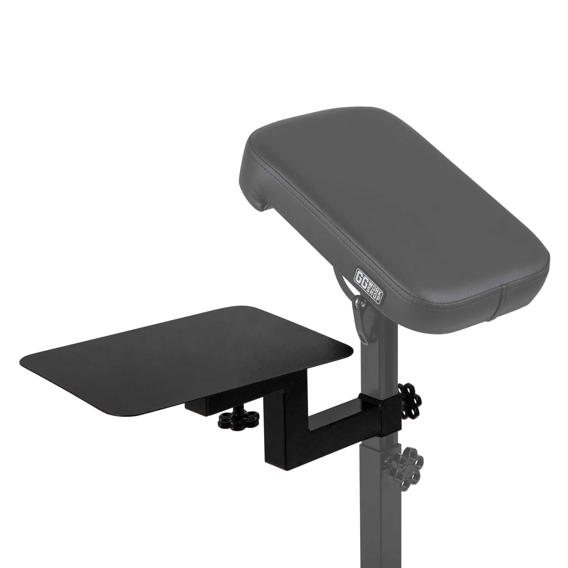 PREMIUM SHELF WITH ARMREST MOUNT - GG Workshop Tattoo Equipment ®