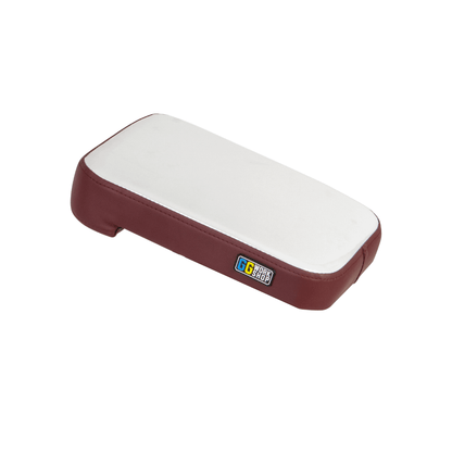 Burgundy - White (protective film) Pillow for Tattoo Armrest L by GG Workshop