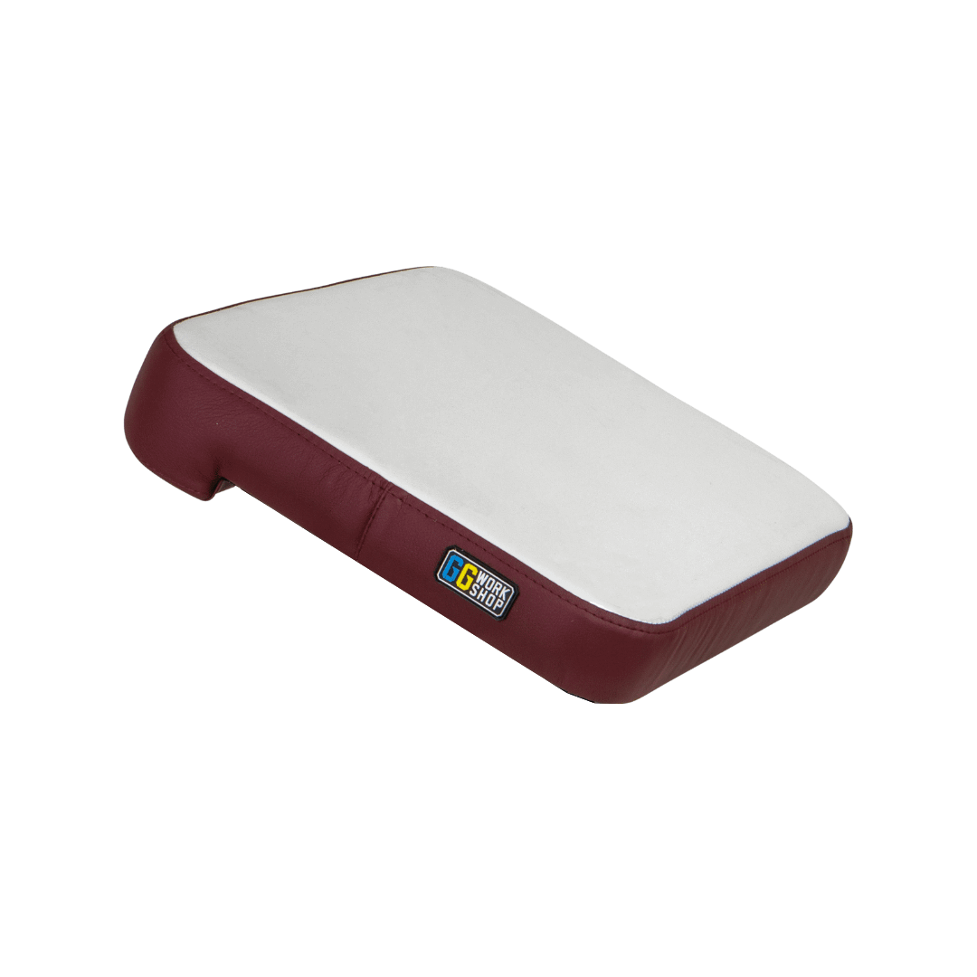 Burgundy - White (protective film) Pillow for Tattoo Armrest XL by GG Workshop