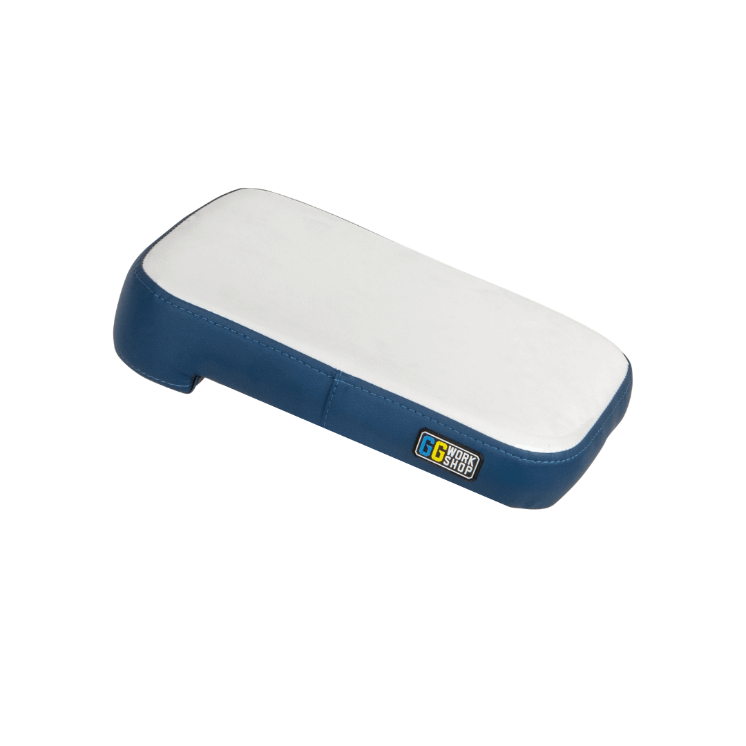 Blue - White (protective film) Pillow for Tattoo Armrest L by GG Workshop