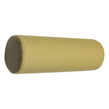 Olive green Tattoo Roller by GG Workshop - angled side view of cylindrical vinyl bolster with dark olive end cap