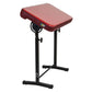 Adjustable vinyl tattoo armrest for clients with red cushion, perfect for tattoo arm rests, tattoo pillow sets, and customized tattoo pillows.