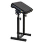 Adjustable tattoo armrest with black vinyl pillow pack for client comfort and customized tattoo sessions.