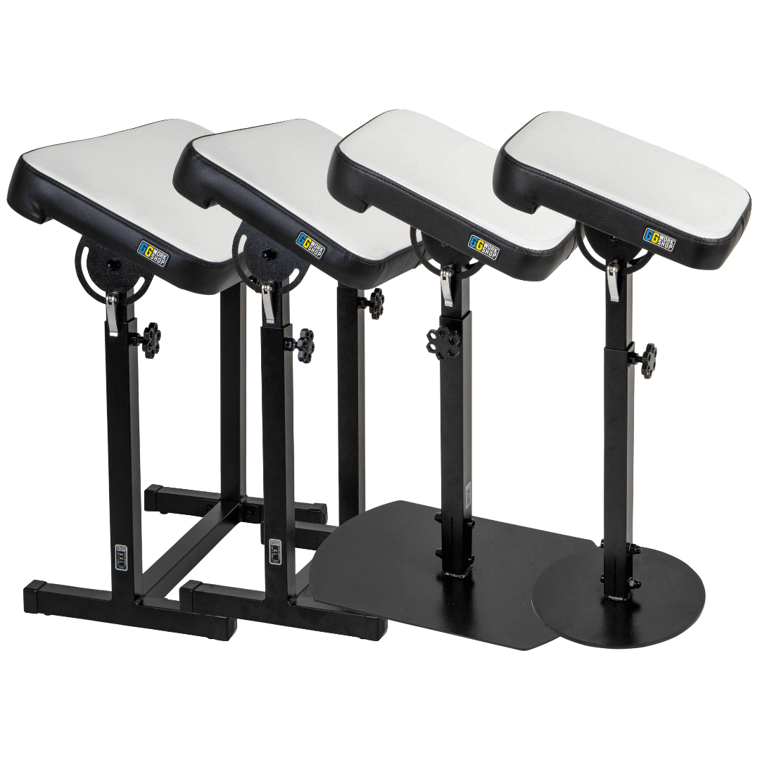 Adjustable tattoo armrests set, tattoo arm rest for client comfort, vinyl tattoo pillows, customized armrest for tattoos.