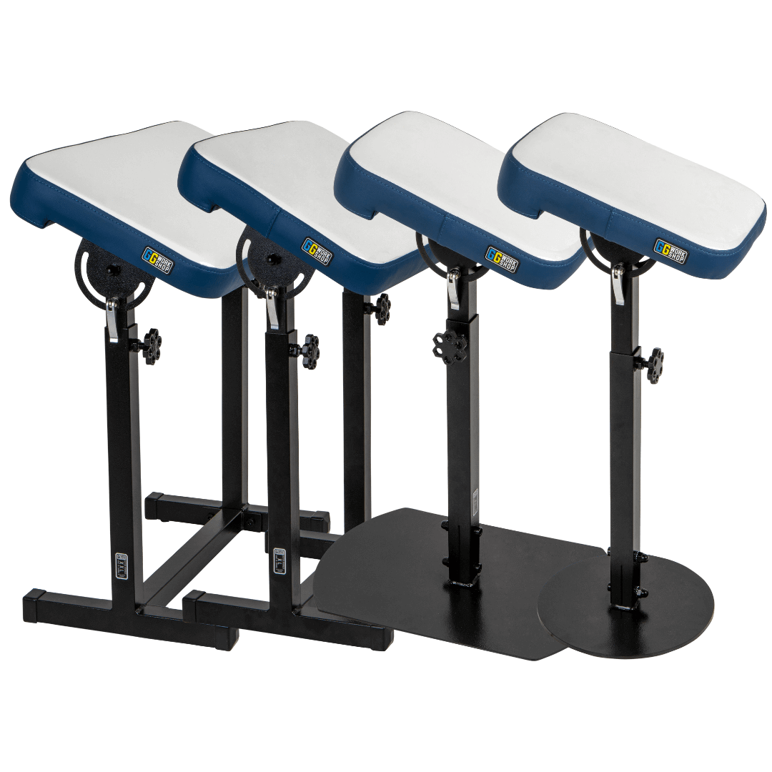 Adjustable tattoo armrests and vinyl tattoo pillows for clients, including customizable tattoo arm rests set for professional tattoo artists.