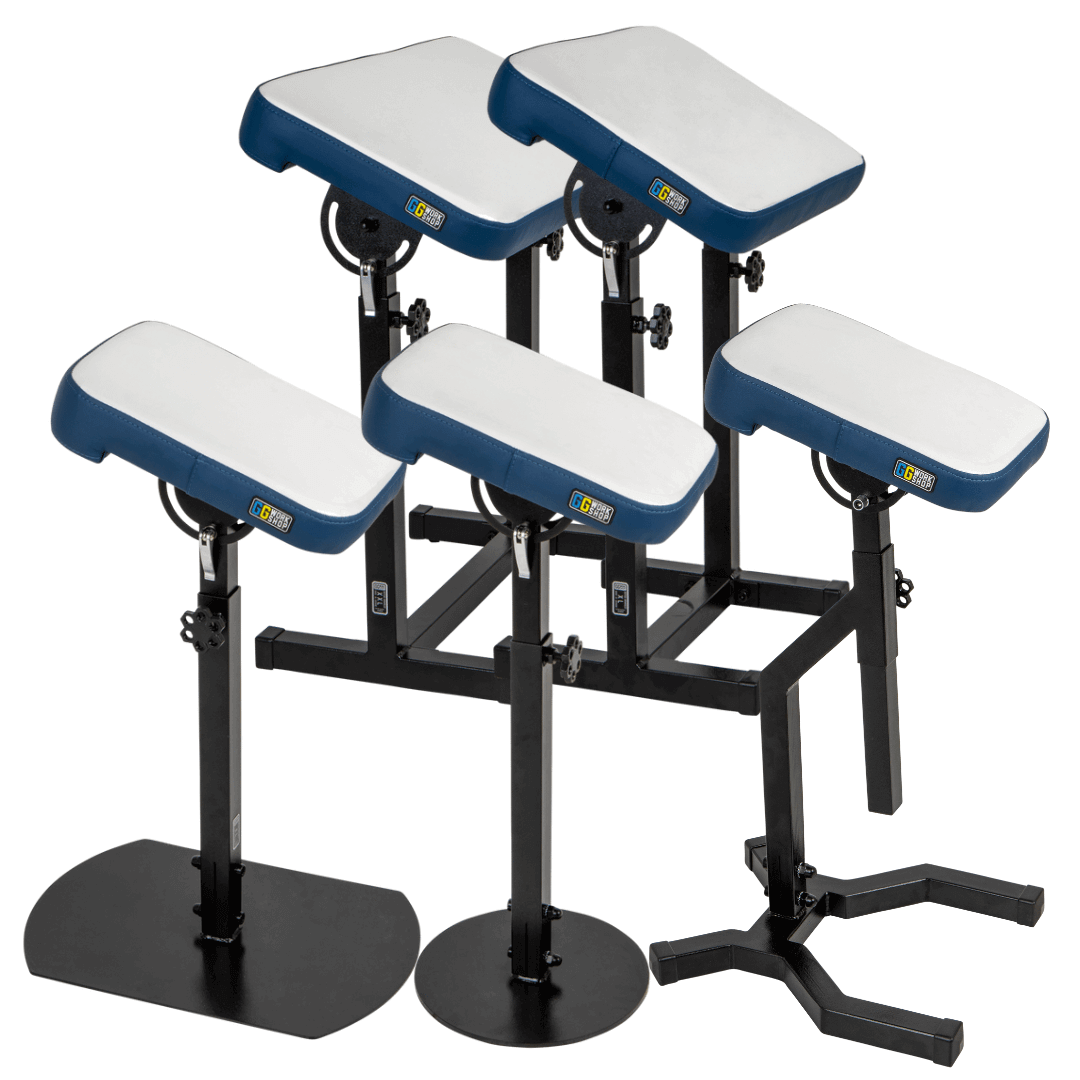 Adjustable tattoo armrests and arm rests with vinyl pillows for clients, customized tattoo pillow set and pack for professional tattoo studios