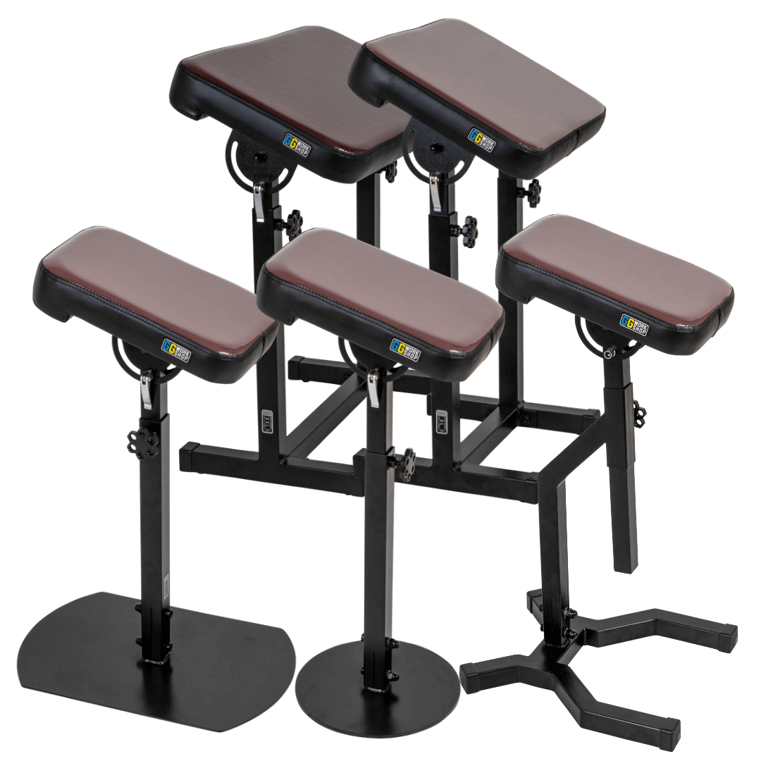 Durable vinyl tattoo pillows and armrests for clients, including customized sets and adjustable stands for comfortable tattoo sessions.